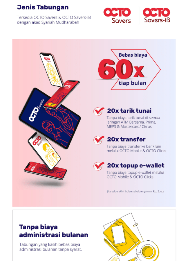 syarat dan ketentuan baru yang berlaku octo savers